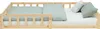 Homestyle4u Kinderbett Natur mit Rausfallschutz 120x200 cm Produktbild-Vorschau 24
