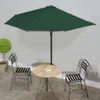 vidaXL Balkon-Sonnenschirm mit Alu-Mast Grün 300x155 cm Produktbild-Vorschau 2