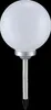 Globo Solarleuchte Kunststoff Silber metallic, 4xLED; 3377 Produktbild-Vorschau 2