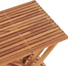 vidaXL Składany stołek 40×32×45 cm z litego drewna tekowego Podgląd zdjęcia produktu 5