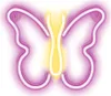 Neon Neolia Schmetterling - Wanddekoration, Wandlampe. Produktbild-Vorschau 1