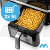 Horkovzdušná fritéza MalTec XL 2 komory s průzorem, objem Náhled obrázku produktu 7