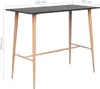 vidaXL Bartisch Schwarz 120x60x105 cm Produktbild-Vorschau 4