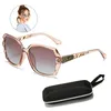 Polarisierte Damen-Sonnenbrille, quadratisch, funkelnd, Produktbild-Vorschau 2