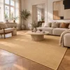 Sisal Natur Teppich Astra Nuss, Größe:200x200 cm Produktbild-Vorschau 1