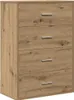 vidaXL Sideboard Artisan-Eiche 60 x 31 x 84 cm Produktbild-Vorschau 2