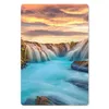 MuchoWow® Mauspad Mousepad Wasserfall - Landschaft - Wolken Produktbild-Vorschau 1