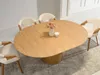 Kulatý rozkládací stůl 130(180)x130 ROWAN - dub Náhled obrázku produktu 4