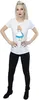 Alice In Wonderland - T-Shirt für Damen BI2159 (S) (Weiß) Produktbild-Vorschau 3