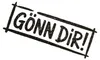 Holzstempel "Gönn dir!" robust eckiges Design 3,5 x 1,5 cm Produktbild-Vorschau 2