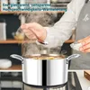 3-lagiger Edelstahl Nudeltopf, 5L Kochtopf mit Glasdeckel Produktbild-Vorschau 4