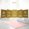 Lavea® 4er Set Badematte 50x80 cm, Badezimmerteppich 100% Produktbild-Vorschau 7