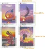 Diamond Painting Full Set, 4 Stück 5D Diamant Painting Produktbild-Vorschau 4