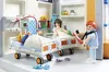 A Playmobil hospital scene with two beds, a nurse figure, and a patient figure. Anteprima dell’immagine prodotto