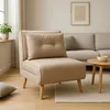 Fauteuil pliable Lit Tissu avec pieds en bois Miriam - Voir les images du produit 7