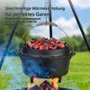 BBQ Feuertopf | Eingebrannter 3,5 L Dutch Oven aus Produktbild-Vorschau 2