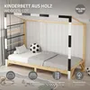 ML-Design Kinderbett Fußballtor 90x200 cm mit Matratze Produktbild-Vorschau 2
