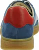 The back view of a blue sneaker with red accents. Náhľad obrázku produktu