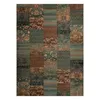 Wollteppich KASHQAI 4327 400 Patchwork grün Grün 135x200 cm Produktbild-Vorschau 2