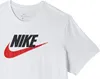 Nike M Nsw Tee Icon Futura White/Black/University Red M Produktbild-Vorschau 5