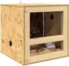 vidaXL Terárium hnedé 40 x 40 x 40 cm OSB Náhľad obrázku produktu 3
