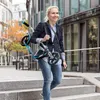 City Scooter Big Wheel Hudora Alu 8" 205 schwarz/blau 205mm Produktbild-Vorschau 14