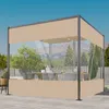 Topchances Bâche PVC transparente avec oeillets Rideaux de Voir les images du produit 9