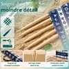 Lantigo Paravent de Plage Coquillages Marine 10 m Voir les images du produit 6