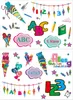 Oblique Unique Kinder Tattoo Set Schuleinführung Produktbild-Vorschau 1
