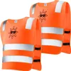 2er Warnweste Kinder Set - 𝗦𝘁𝗮𝗿𝗸 𝗦𝗶𝗰𝗵𝘁𝗯𝗮𝗿 Produktbild-Vorschau 1