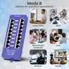 Extralink Gigabit PoE Injector 8 Portowy 8x 1000Mb/s RJ45, Podgląd zdjęcia produktu 8