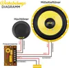 Pyle Auto Lautsprecher Boxen Hifi 400 W – Car 2 Way Speaker Produktbild-Vorschau 2