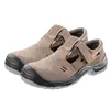 A pair of brown safety sandals on a white background. Produktbild-Vorschau