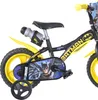 A close-up side view of a Batman-themed children's bicycle. Anteprima dell’immagine prodotto
