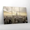 Bild auf Leinwand - Leinwandbild - Stadt Wolkenkratzer Produktbild-Vorschau 4