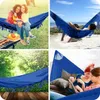 KRUMAD Hängematte Outdoor Boho-Stil 190x150 cm Blau 120 kg Produktbild-Vorschau 10