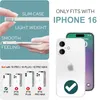 NALIA Ultra Slim Hardcase für iPhone 16 – Matt-Transparent Produktbild-Vorschau 4