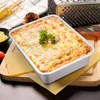 Joyfair Edelstahl Rechteckige Lasagneform 32x25x8cm Produktbild-Vorschau 4