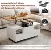 A living room scene with a coffee table in the foreground and a sofa in the background. Anteprima dell’immagine prodotto