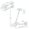 Lionelo Luca Roller Kinder Tretroller bis 100kg Räder 200mm Produktbild-Vorschau 22
