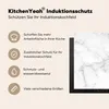 KitchenYeah© Herdabdeckplatte Marmor - Weiß - Grau - Luxus Produktbild-Vorschau 6