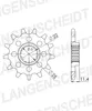 AFAM Kettenritzel 73303-14 Vorne für KTM MOTORCYCLES ENDURO Produktbild-Vorschau 3