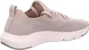 A side view of a beige sneaker with a white sole. Produktbild-Vorschau