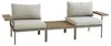 home24 Modulares Loungeset - 3-teilig - Stahl / Olefin Produktbild-Vorschau 6