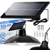 A solar powered hanging lamp with its solar panel and mounting hardware. Anteprima dell’immagine prodotto