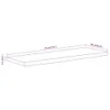 CLORIS Wandregal 70x30x2,5 cm Rechteckig Massivholz Akazie Produktbild-Vorschau 8