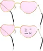 KarneLux Herz Sonnenbrille 2er Set - Rosa Brille in Produktbild-Vorschau 1