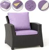 Coussins d'assise 56x52x7, coussins de dossier 56x50 violet Voir les images du produit 9