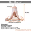 Zanzariera per letto 65x270 cm Rosa Lettino a baldacchino Anteprima dell’immagine prodotto 3