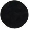 Luxus Super Soft Hochflor Teppich Silky Schwarz Rund, Produktbild-Vorschau 6